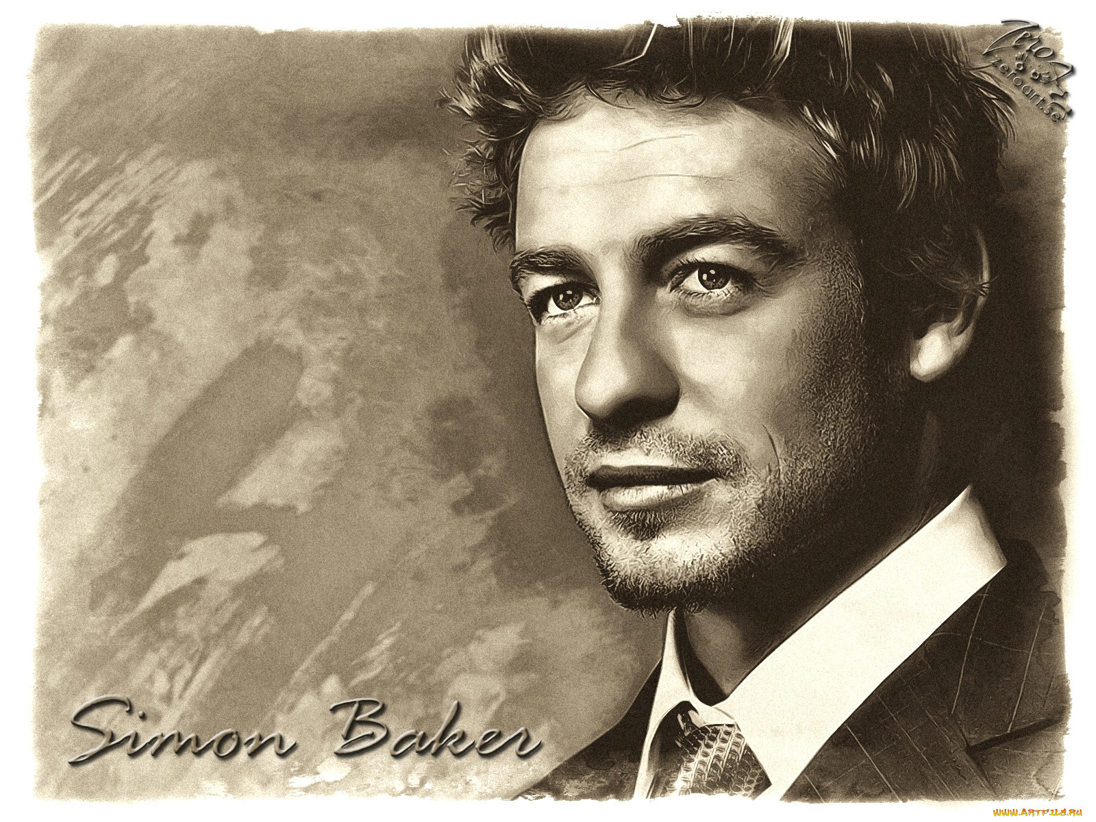 simon, baker, , 